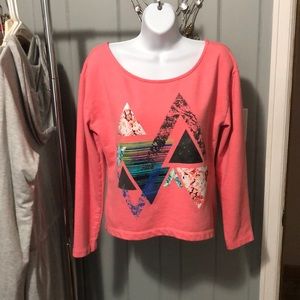 Everlast triangle print sweatshirt size medium